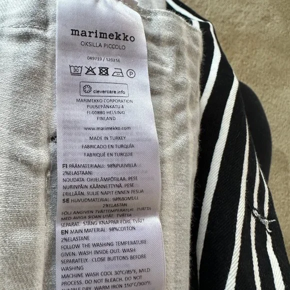 Marimekko Oksilla Piccolo Twill Coat - Picture 7 of 7